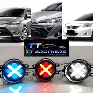 Toyota vios Xman X DRL Daylight LED 4 projector foglamp