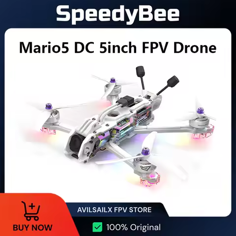 SpeedyBee Mario5 DC 5inch FPV Drone Upgraded O4 Air Unit Pro Power Kit PNP With Wide Angle Lens 4K C