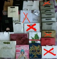 名牌紙袋GIORGIO ARMANI LANECRAWFORD CHANEL SEED DIOR KIEHL'S LOVISA 兄皮弟藝&jam agnes b Godiva GIENNE ANNA 