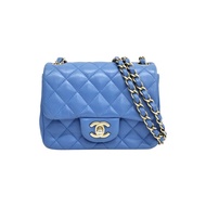 藍色羊皮 coco 17 鍊帶 肩背包 A35200【CHANEL 香奈兒】 A35200