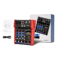 Mixer mini bluetoot volume NEW BAXS Mixer audio murah mini G4B Professional Mixer audio 4 channel mu