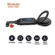 MCDODO CA-629 4 in 1 Ring Bracket Dual Lighting Adapter Audio Charging Splitter