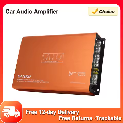 12 V Car Audio Wudi Audio Systems 4 Channel Car Amplifier 4x100W 4-16 Ohm Stable Audio Power Amplifi