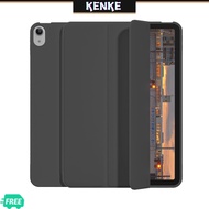 KENKE ipad case TPU silicone soft shell for ipad 10.9 inch 2020 ipad Air 4th gen ipad air 5th gen case （No pencil slot）ipad pro 11 inch 2022 ipad 9th 8th 7th gen ipad 10 case 2021 Tri-fold cover smart case Full wrap protection