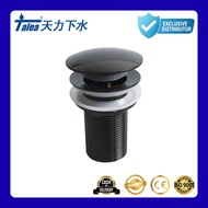 Talea Gunmetal Pop-Up Drain – Dia. 66mm Washbasin Assembly with G1-1/4"" Waste (XJ413C005)