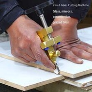 1pc Manual Glass & Tile Cutting Tool, Professional Diamond Blade Glass Cutter, Suitable For Window C