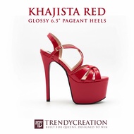 TC PAGEANT HIGH HEELS - KHAJISTA RED HOT HIGH HEELS 6.5 INCHES