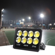 PLD สปอตไลท์ ไฟสว่าง ไฟสนามฟุตบอล Spotlight LED 400W COB AC 220V (ใช้ไฟบ้าน220V) แสงขาว IP66 สว่างมากๆ