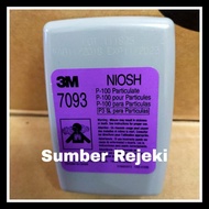 3M P100 PRATICULATE FILTER 7093 NIOSH CARTRIDGE PARTIKEL 2 EACH/SET-Chicglame13 store