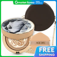 Age 20s | คุชชั่นรองพื้น Essence Cover Pact ID DIA เบอร์ 21 ตลับหลัก + กระเป๋าทรงกลมมินิ สีน้ำตาล