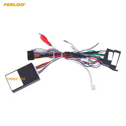 FEELDO Car 16PIN Android Radio Power Cable Adapter With Canbus Box For Iveco Daily (18-20) Audio Ste