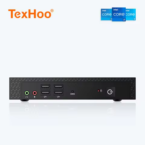 TexHoo Wholesale Intel Core I3 i5 i7 HM65 Linux Win7 Win10 WIFI Blue-tooth Mini Personal Office Busi