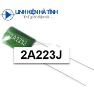 [100 CONS] MICA CAPACITOR 223J 2A223J DIP 22nF 100V P=5mm -DA2