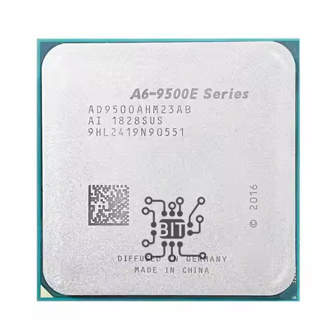 A6-Series A6-9500E A6 9500E 3.0GHz 28nm Dual-Core CPU 35W Processor AD9500AHM23AB Socket AM4 Associa