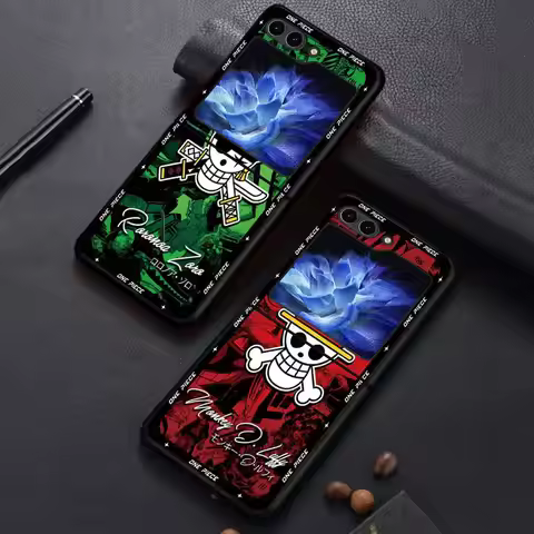 Anime One Characters Piece Case for Samsung Galaxy Flip4 Flip3 Flip6 Flip7 FE Z Flip 7 6 5 4 3 Flip5