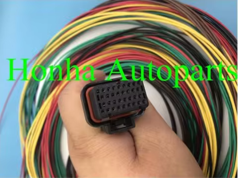 1 pcs free shipping wire harness Motec/Haltech ECU 34 PIN Female Connector DTA S60 & S80 wire harnes