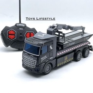 RC Remote Control Truck Trailer Tow Truck Cargo Toy 1:48