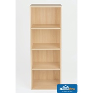 Homepro Open Shelf 4 Tier Oak