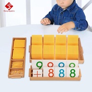 Sharprepublic Montessori Math Beads Materials Decimal System Teaching Aids Education Toys Decimal Ba
