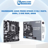 ASUS PRIME B760M-K D4 Mainboard | MATX, DDR4, 2 ram slots, ARGB,