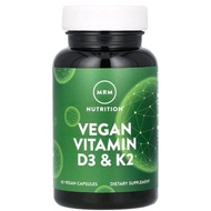 MRM Nutrition, Vegan Vitamin D3 & K2, 60 Vegan Capsules
