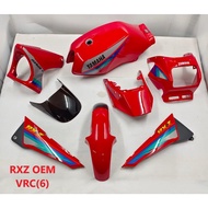 COVERSET YAMAHA RXZ MILI REDLINE / BULU AYAM HIJAU MERAH HITAM RX-Z 135 OEM FACTORY HLY