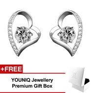 YOUNIQ Lovey CZ Purple 925 Sterling Silver EarringsOUNIQ Lovey CZ Purple 925 Sterling Silver Earring