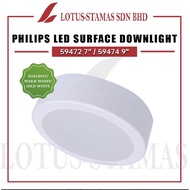 Lights Penang Philips 59472 7" / 59474 9" LED Surface Downlight for concrete ceiling