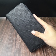Wallet long wallet for men and women mobile phone bag social small wallet soft leather hand bag pers钱包长款钱包男女手机包社会小伙钱夹软皮个性手拿包8.12