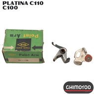 Platina Plati Contact Point Honda C110 C 110 C100 C 100 Unyil C115 Gareng