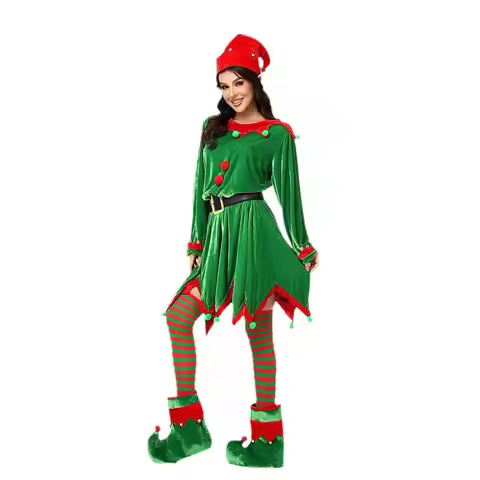 Santa Claus Costume Deluxe Christmas Outfit For Girls Santas Claus Costume Christmas Deluxe Outfit g