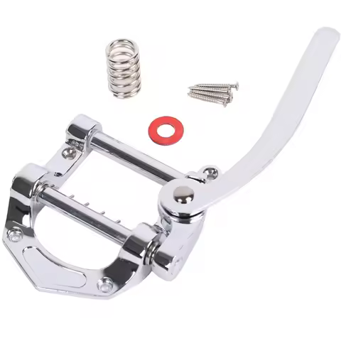 Guitar Vibrato Tailpiece Tremolo Flat Top Body Tremolo Unit Vibrato Bridge for SG, LP, ETC ES335 Gui