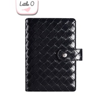 Binder A6 Planner Nabung 6 Ring Bahan PU Buku Catatan Keuangan Binder Polos Dompet Keuangan Budgetin