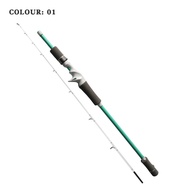 【TRAINFIS】Slow-Jigging Rod 1.38M/1.55M/1.7M/1.8M Full Fuji Guides Solid Carbon Saltwater Fishing Boa
