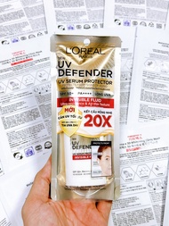 Kem chống nắng siêu mịn nhẹ bảo vệ da tối ưu L’Oreal Paris UV Defender Serum 50ml SPF 50++