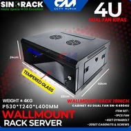 NEW Wallmount Rack 4U, Single Door Server Rack 4U