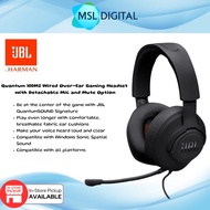 JBL Quantum 100M2 Wired Over-Ear Gaming Headset with Detachable Mic & Mute Option