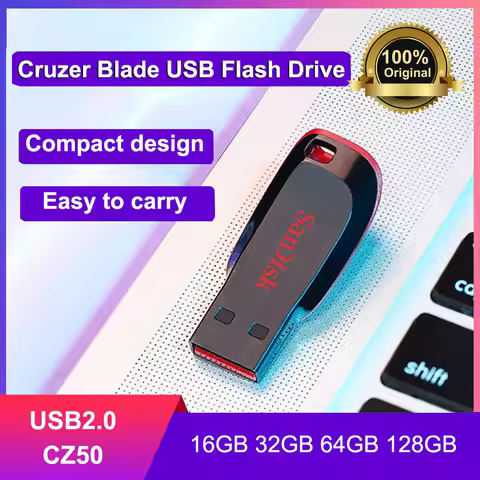 SanDisk Original Pendrive USB2.0 Flash dirve 16GB 32GB 64GB 128GB Usb Memories Flash Memory SDCZ50 u
