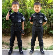 Kostum Polis Budak Police Costumes Cosplay Kids Army Police Uniform Career Day Costume