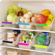 1pc Plastic Fridge Space Saver Organizer Storage Rack Tray Box Refrigerator Storage Organisers