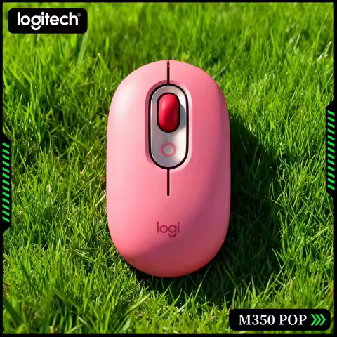 Logitech M350 POP Pebble Mouse Optical Trace 1000 DPI USB Nano Receiver For Home Study Room And Priv