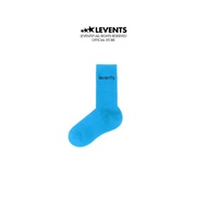 Levents Quote socks/ Blue 100% Cotton Unisex