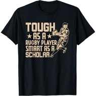 Tough As A Rugby Player Smart As A Scholar Rugby T-Shirt