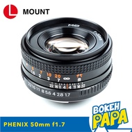 Phenix 50mm F1.7 เลนส์ Full Frame เลนส์มือหมุน สำหรับใส่กล้อง SL Mount / Leica SL / Lumix S1 / Lumix S1R / Leica T / Leica CL