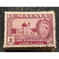 Setem Malaya Selangor 5 Cents 1961 (10 keping RM8)
