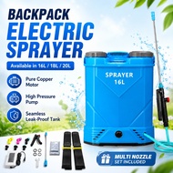 20L / 18L / 16L Knapsack Sprayer Pump Rechargeable Lithium-Ion Battery Chemical Pump Racun Electric 