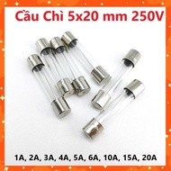 Fuse 5x20 mm 250V glass tube 1A, 2A, 3A, 4A, 5A, 6A, 10A, 15A, 20A, 5* 20mm tube fuse base, fuse cov