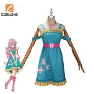 Anime My Little Pony Fluttershy Cosplay Clothing Full Set Costume Suit for Girl Dress Sleeveless Cos