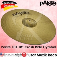 Paiste 101 Brass 18in Crash Ride Cymbal 18" Drum Cymbal - Made in Germany