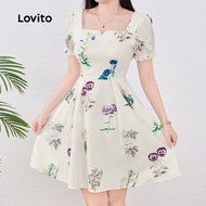 Lovito Elegant Soft and Comfortable Spring/summer Dress for Women L143EDD374